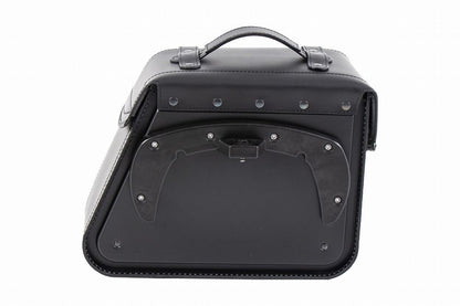 サイドレザーバッグ C-Bowサイドキャリア用 RUGGED/ラギッド ブラック 21L 左右セット