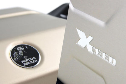 サイドケース XCEED/エクシード チタンカラー 38L 右側