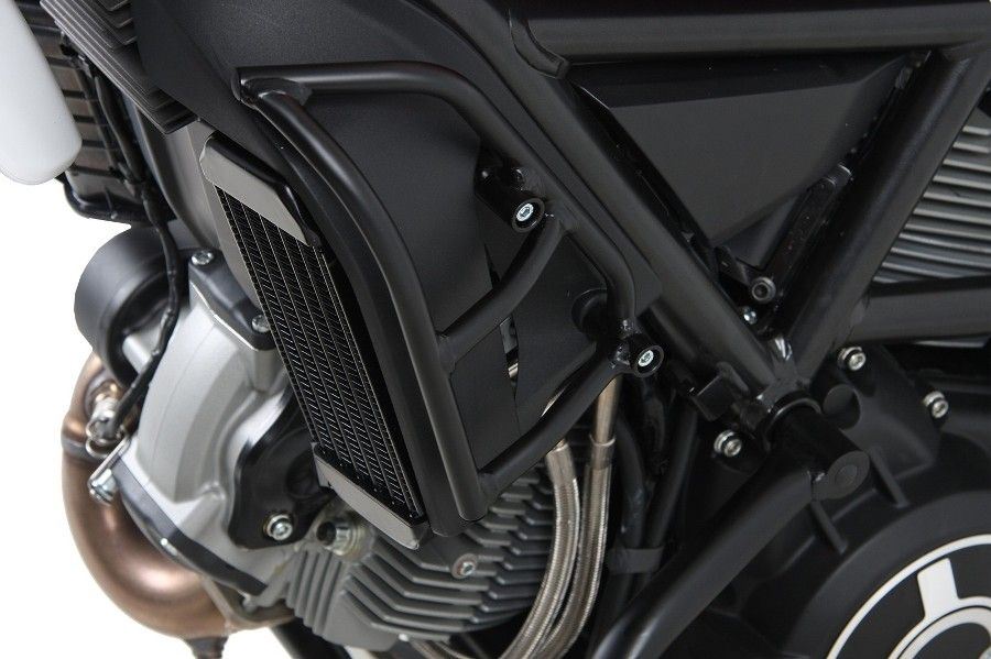 ラジエーターガード ブラック 左右セット スクランブラー