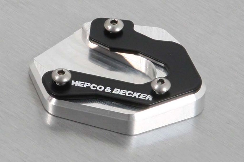 サイドスタンド エンラージメント シルバー/ブラック MT-07