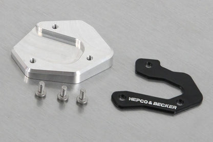 サイドスタンド エンラージメント シルバー/ブラック MT-07