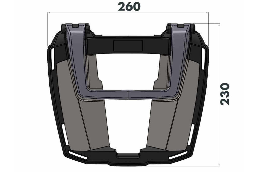 Top Case Carrier Easy Rack Black Scrambler 1100 Sport/Special