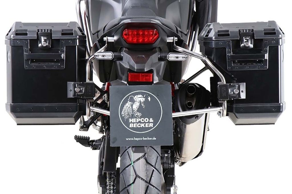 サイドキャリア カットアウトセット サイドケース エクスプローラー ブラック 37L/40L CRF1100L アフリカツイン