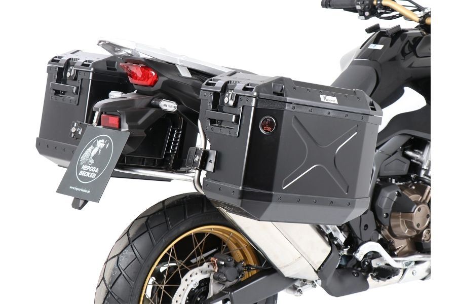 サイドキャリア カットアウトセット サイドケース エクスプローラー ブラック 37L/40L CRF1100L アフリカツイン
