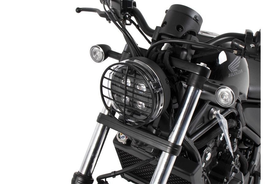 ヘッドライトガード ブラック レブル250/500