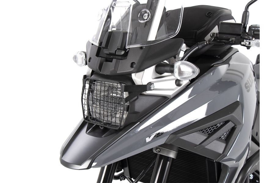 ヘッドライトガード ブラック Vストローム1050