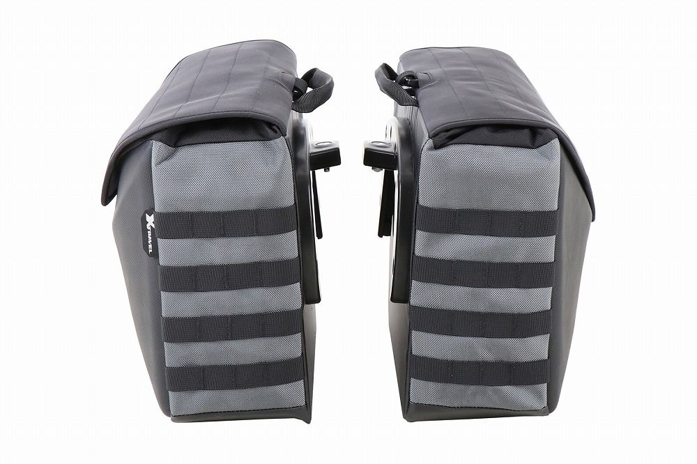 サイドバッグ C-Bowサイドキャリア用 XTRAVEL/エクストラベル ブラック 19L 左右セット