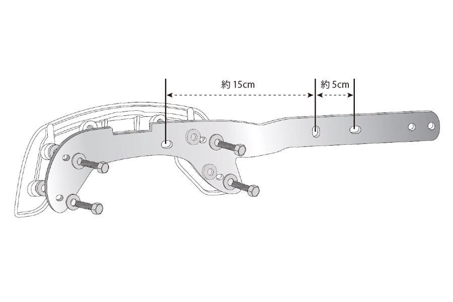 C-Bowサイドキャリア クローム スポーツスター