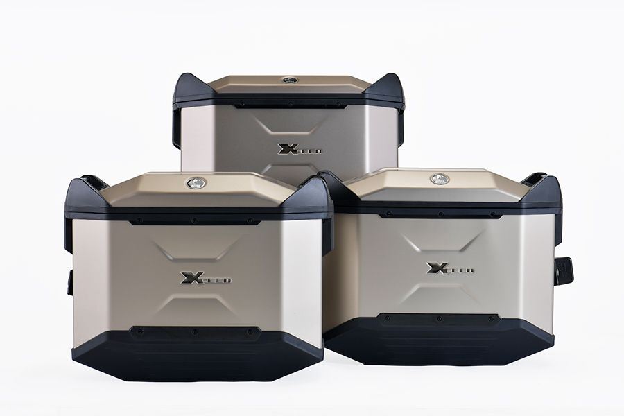 3BOXセット XCEED/エクシード チタンカラー トップ45L/サイド38L