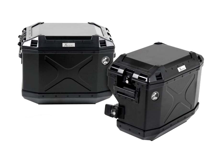 サイドキャリア カットアウトセット サイドケース エクスプローラー ブラック 37L/40L R1200GS