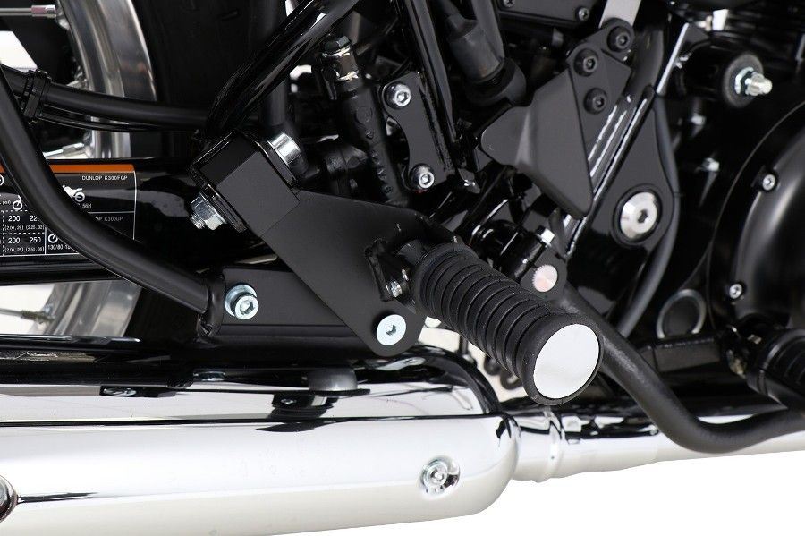 リアステップロワリングキット ブラック W800 ストリート/カフェ