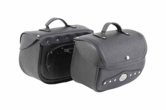 サイドレザーバッグ C-Bowサイドキャリア用 NEVADA/ネバダ ブラック 左右セット