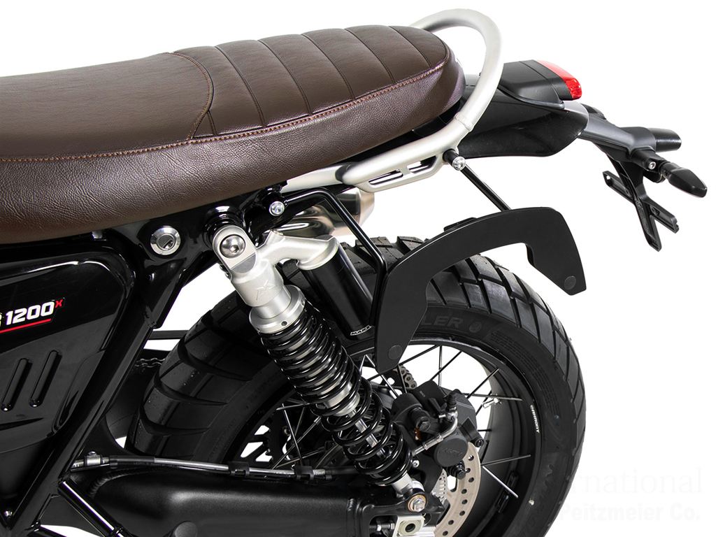 C-Bowサイドキャリア ブラック 左側 スクランブラー1200X/XC/XE