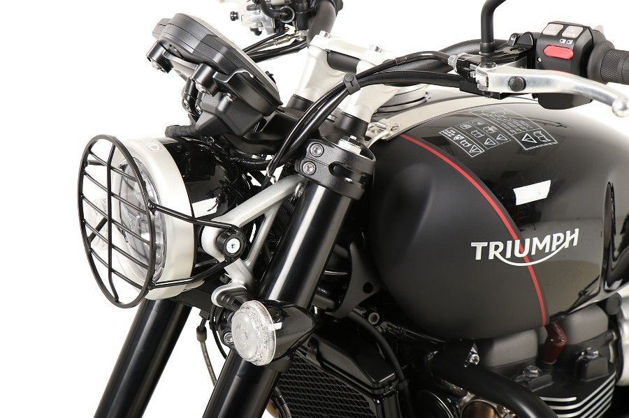 ヘッドライトガード ブラック スクランブラー1200XC/XE