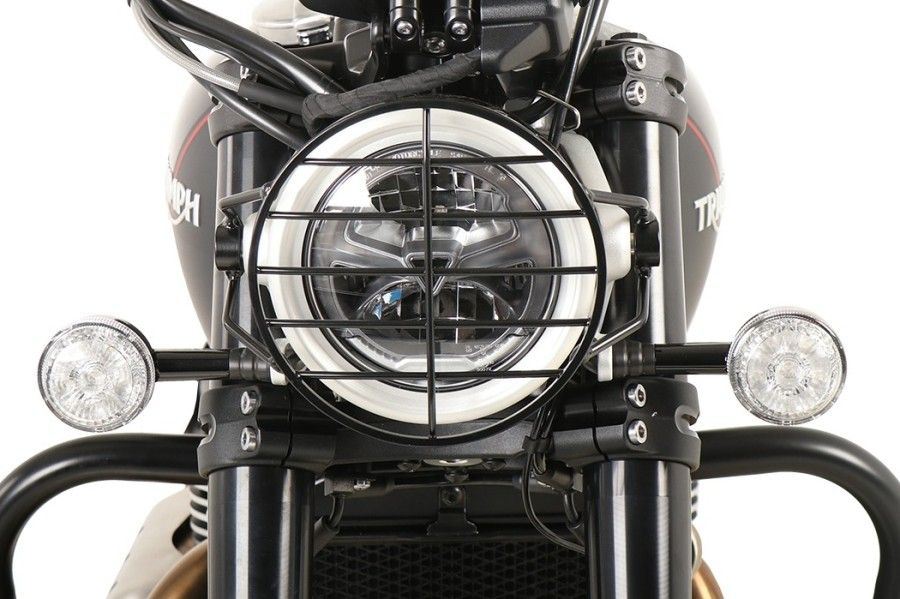 ヘッドライトガード ブラック スクランブラー1200XC/XE