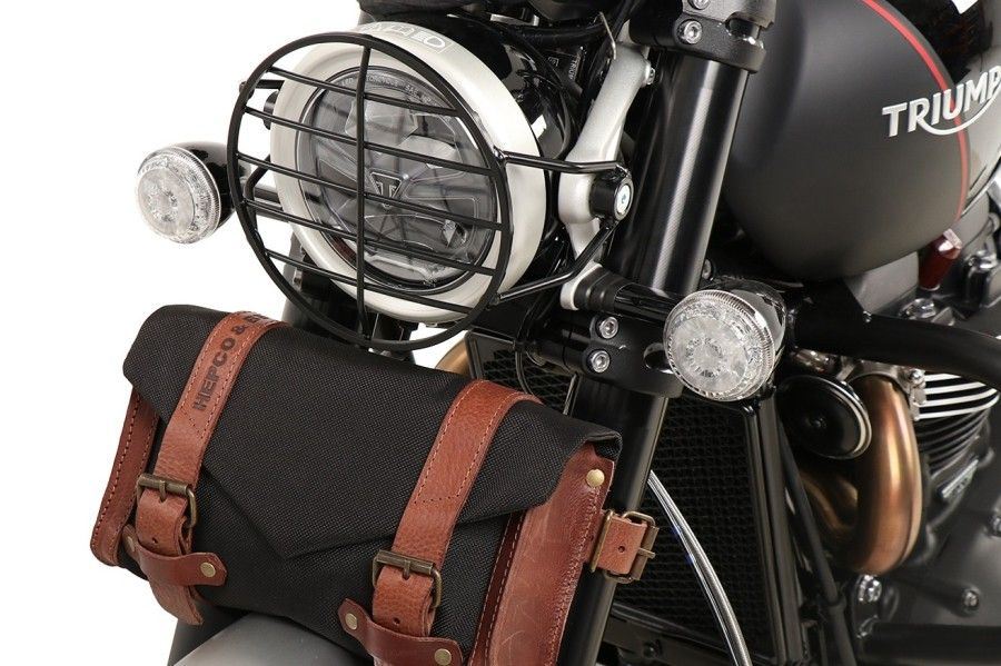 ヘッドライトガード ブラック スクランブラー1200XC/XE