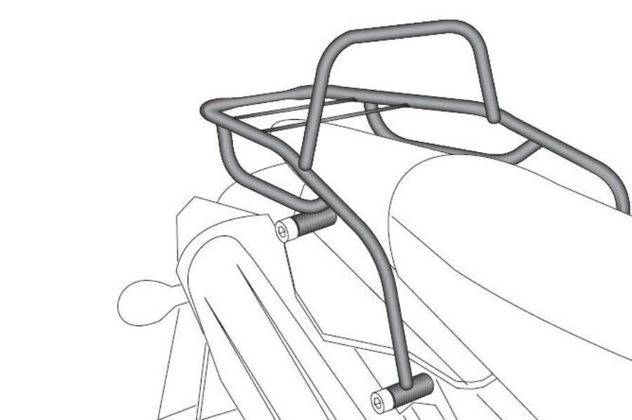 トップケースキャリア リアラック ブラック XT660R/X
