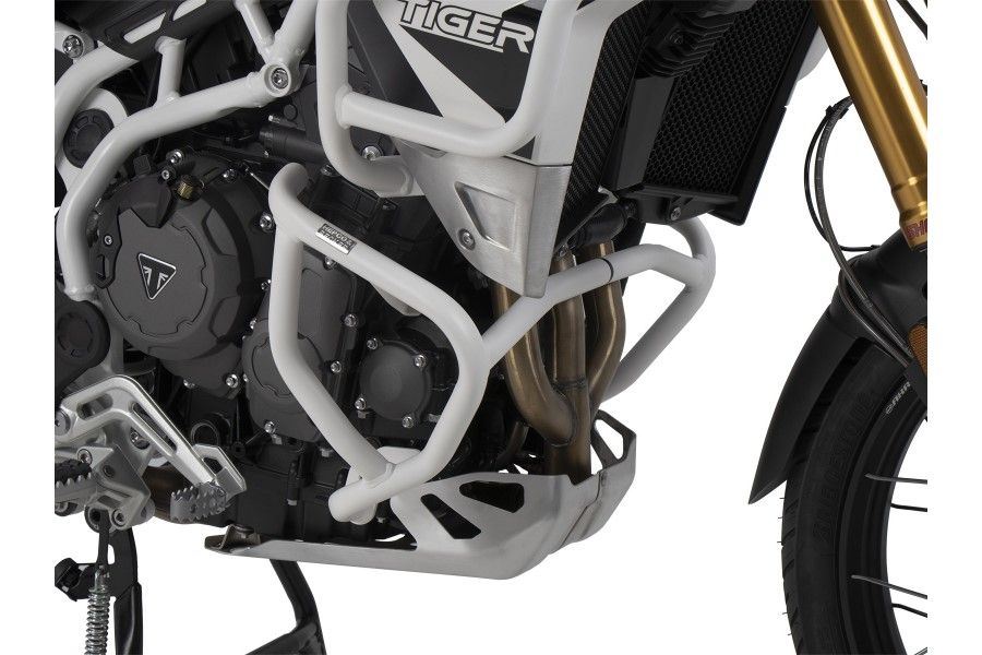 エンジンガード ホワイト タイガー850/900