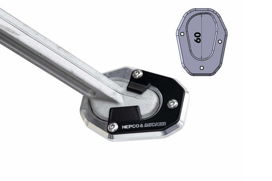 サイドスタンド エンラージメント シルバー/ブラック タイガー900