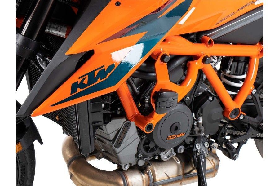 エンジンガード オレンジ 1290/1390スーパーデュークR