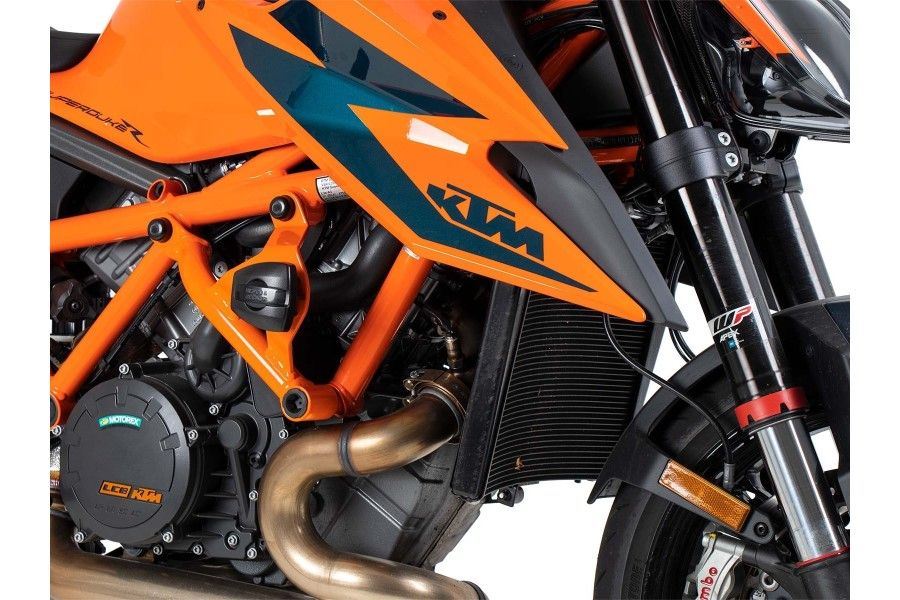 エンジンガード オレンジ 1290/1390スーパーデュークR