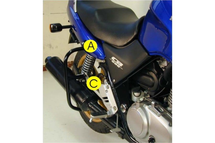 リアガード ブラック CB500/S