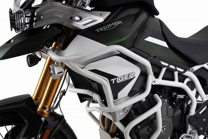 タンクガード ソリッド ホワイト タイガー850/900