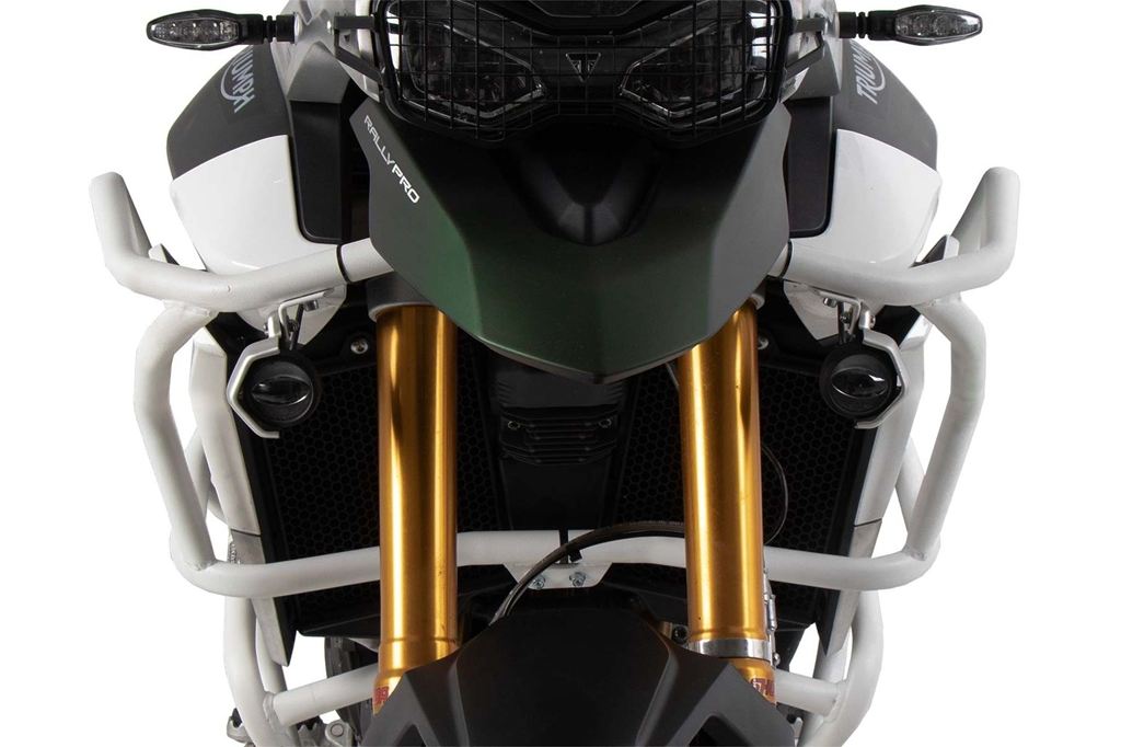 タンクガード ソリッド ホワイト タイガー850/900