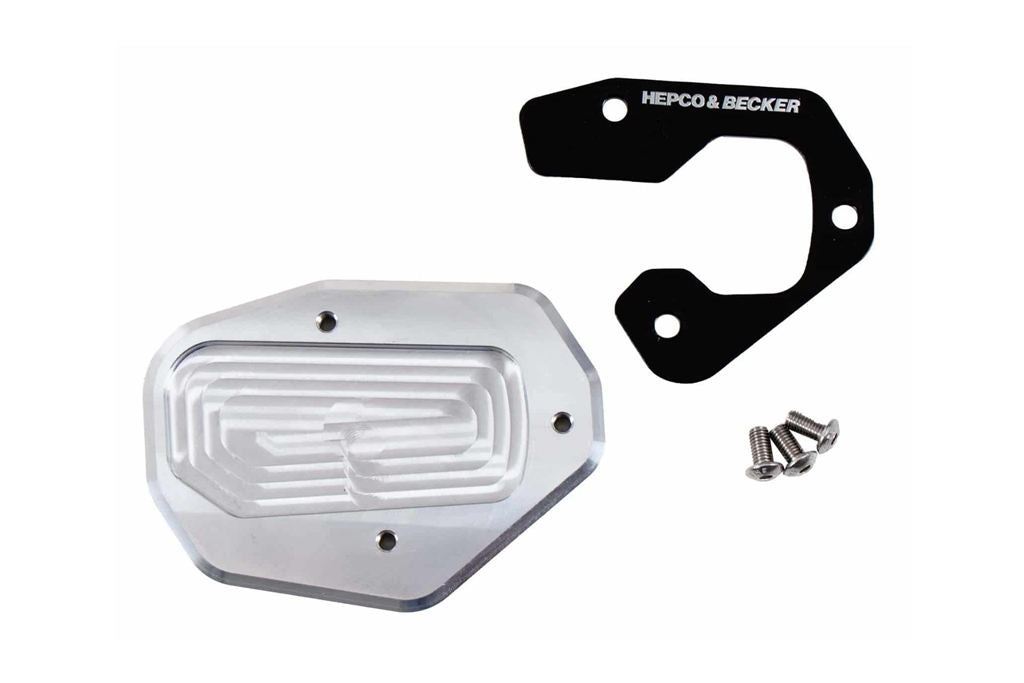 サイドスタンド エンラージメント シルバー/ブラック パンアメリカ1250