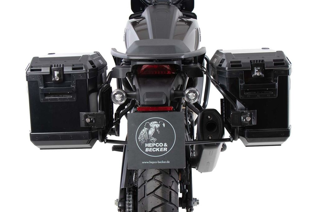 サイドキャリア カットアウトセット サイドケース エクスプローラー ブラック 37L/40L パンアメリカ1250