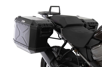 サイドキャリア カットアウトセット サイドケース エクスプローラー ブラック 37L/40L パンアメリカ1250