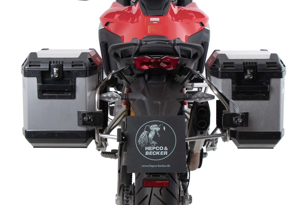 サイドキャリア カットアウトセット サイドケース エクスプローラー シルバー 37L/40L ムルチストラーダV4/S