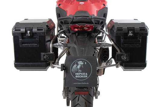 サイドキャリア カットアウトセット サイドケース エクスプローラー ブラック 37L/40L ムルチストラーダV4/S