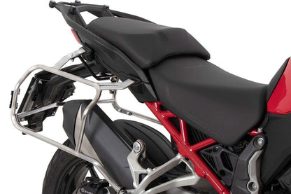 サイドキャリア カットアウトセット サイドケース エクスプローラー ブラック 37L/40L ムルチストラーダV4/S