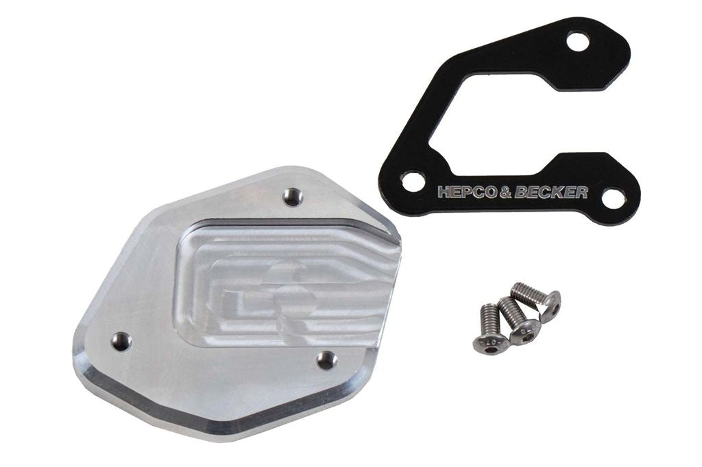 サイドスタンド エンラージメント シルバー/ブラック トレーサー9/GT