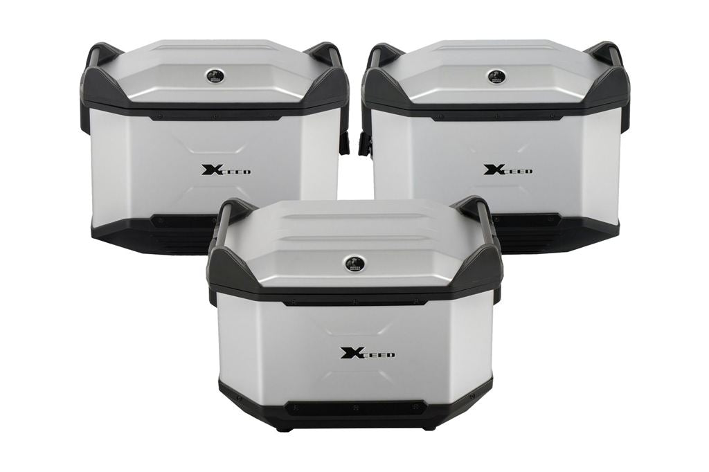 3BOXセット XCEED/エクシード シルバー トップ45L/サイド38L