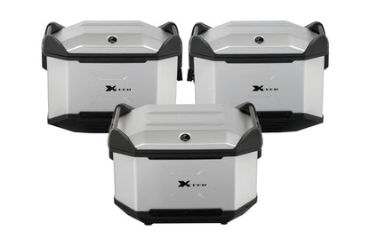 3BOXセット XCEED/エクシード シルバー トップ45L/サイド38L