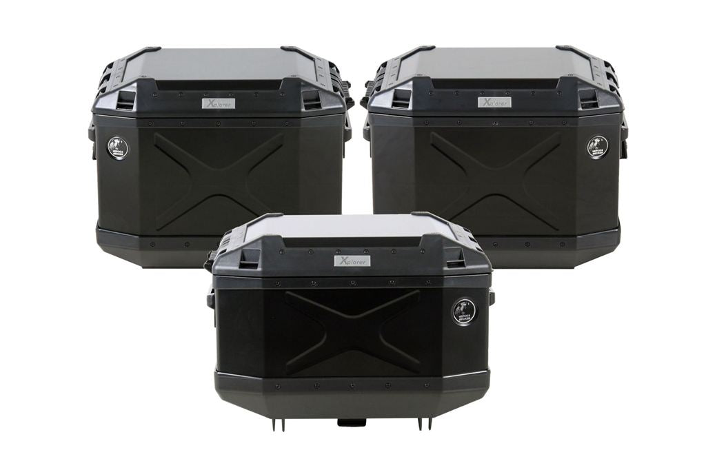 3BOXセット XPLORER/エクスプローラー ブラック トップ45L/サイド40L