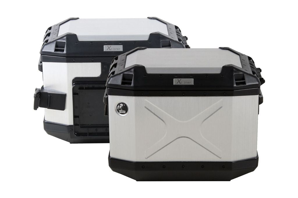 サイドケース XPLORER/エクスプローラー シルバー 40L 左右セット