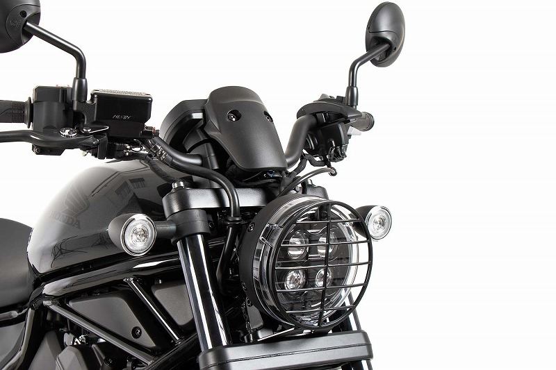 ヘッドライトガード ブラック レブル1100/DCT