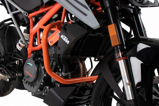 エンジンガード オレンジ 125デューク