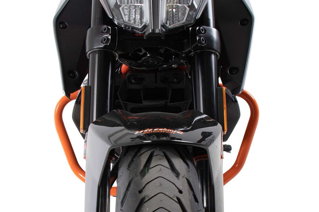 エンジンガード オレンジ 125デューク