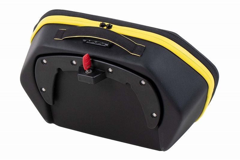 Side bags for C-Bow side carriers, ROYSTER Black/Yellow, 16-17.5L, set of left and right