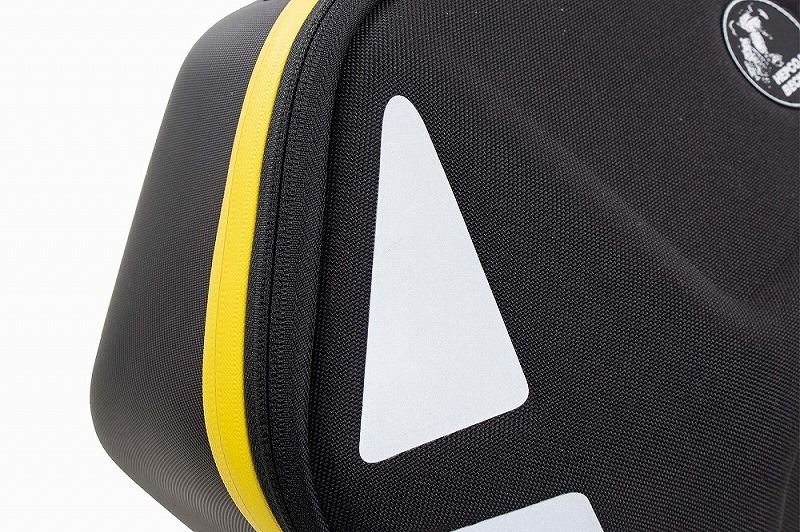 Side bags for C-Bow side carriers, ROYSTER Black/Yellow, 16-17.5L, set of left and right