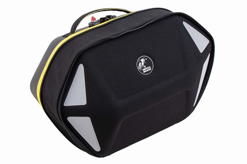Side bags for C-Bow side carriers, ROYSTER Black/Yellow, 16-17.5L, set of left and right
