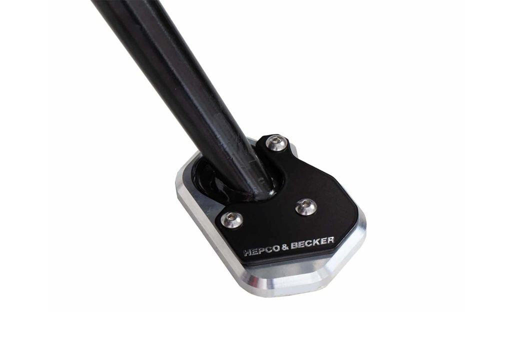 サイドスタンド エンラージメント シルバー/ブラック トゥオーノ V4