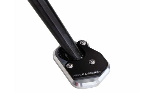 サイドスタンド エンラージメント シルバー/ブラック トゥオーノ V4