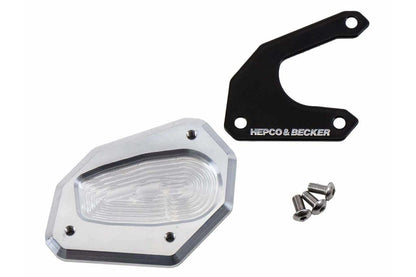 サイドスタンド エンラージメント シルバー/ブラック ノーデン901