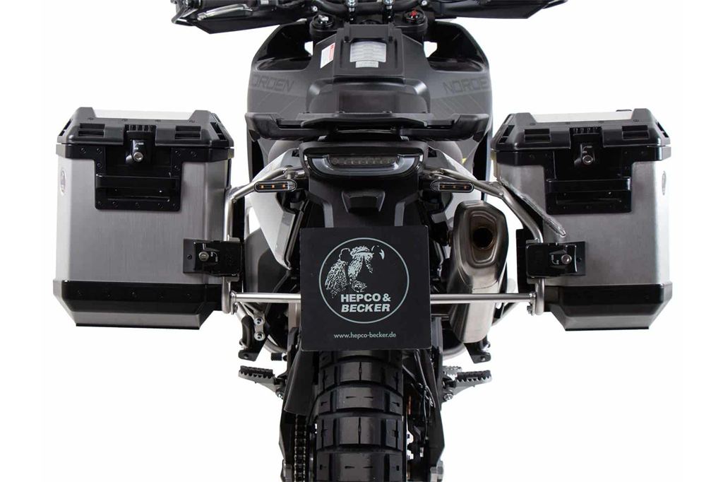 サイドキャリア カットアウトセット サイドケース エクスプローラー シルバー 37L/40L ノーデン901