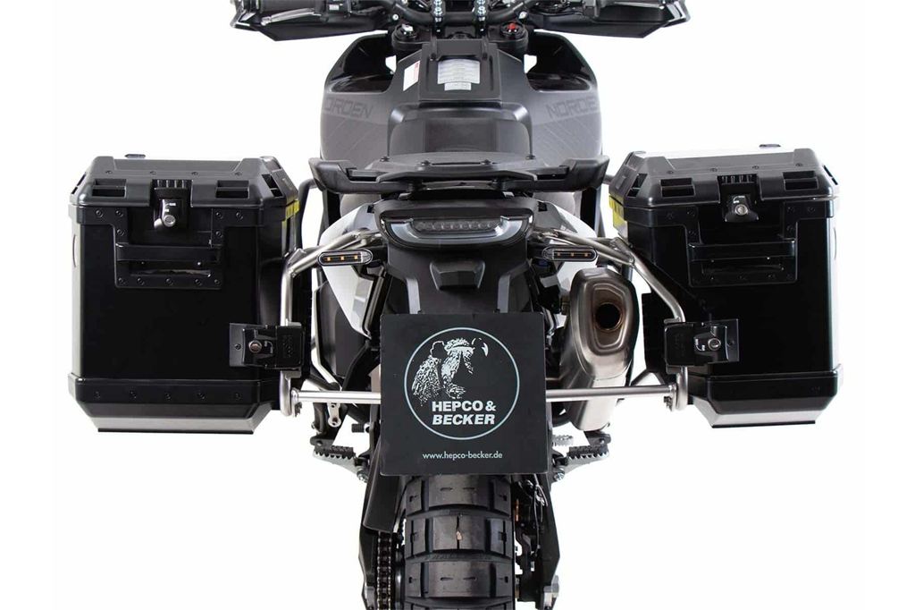 サイドキャリア カットアウトセット サイドケース エクスプローラー ブラック 37L/40L ノーデン901